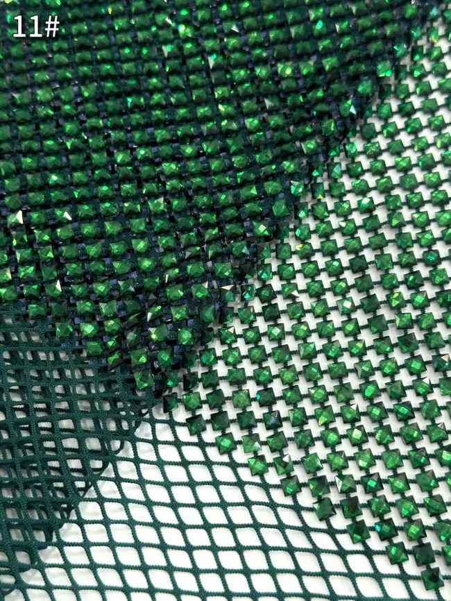 5 Yards Colorful Sequins Pearls Rhinestones Beaded Embroidered 3D Floral Lace Material Fabric For Dresses HN130