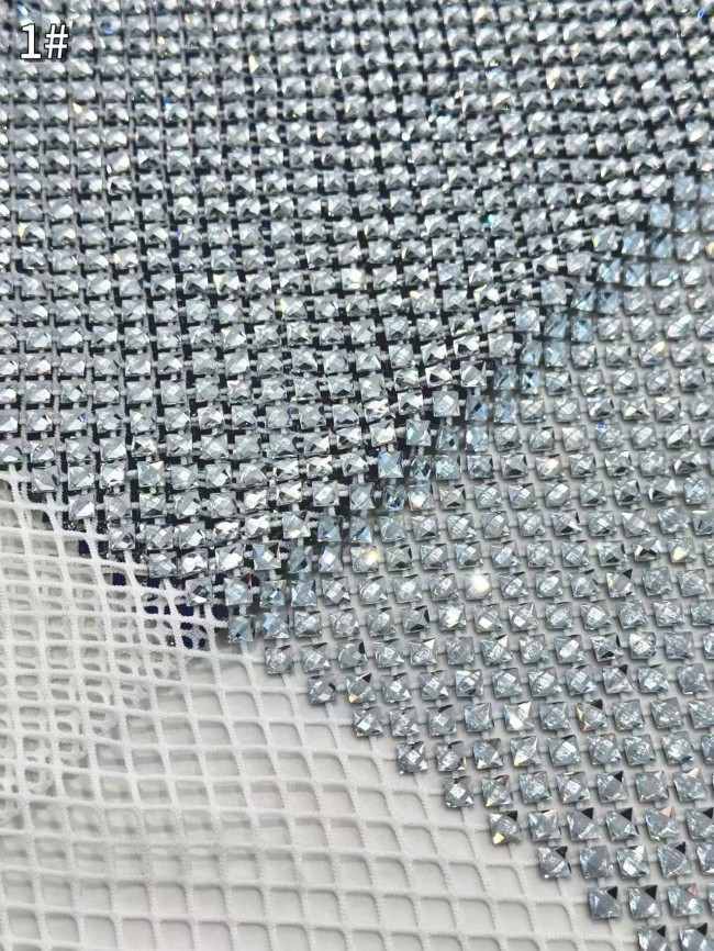 5 Yards Colorful Sequins Pearls Rhinestones Beaded Embroidered 3D Floral Lace Material Fabric For Dresses HN130