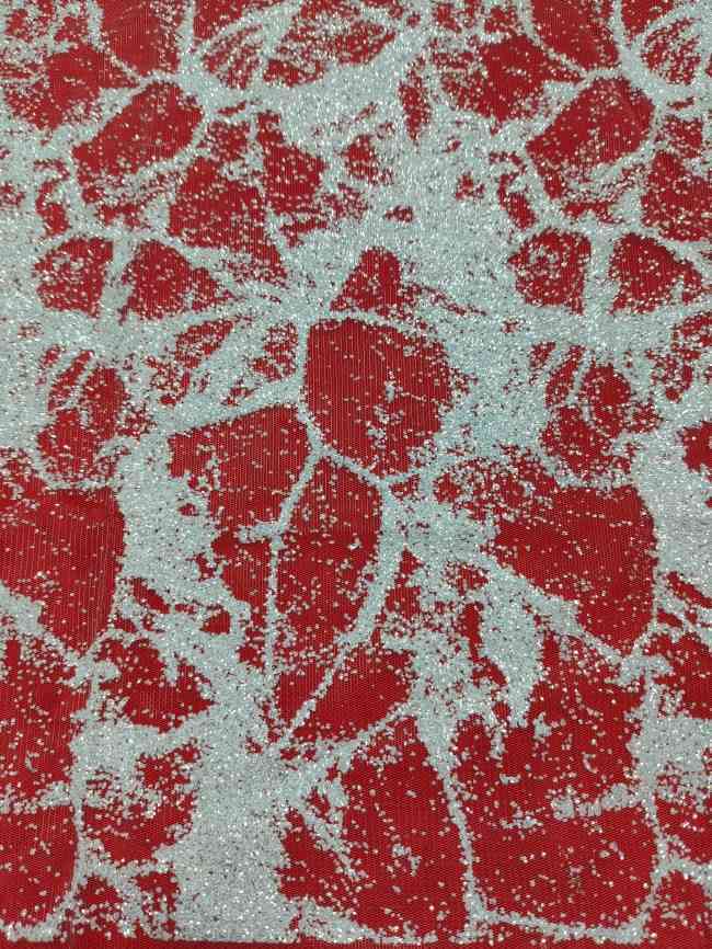 10 Yards Glittering Sequin Lace Material Fabric For Dresses LC022