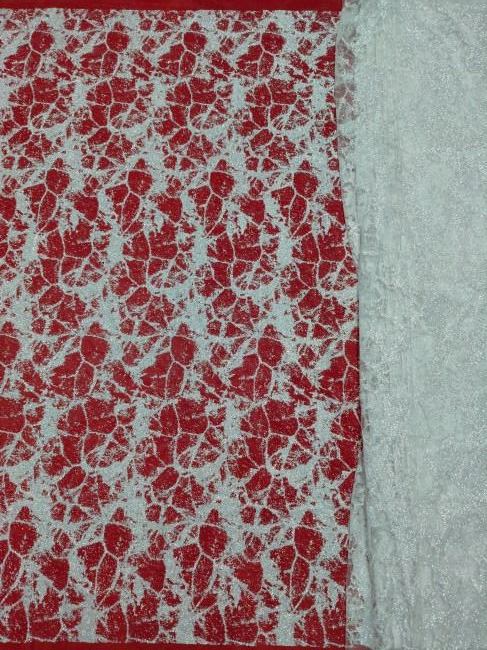 10 Yards Glittering Sequin Lace Material Fabric For Dresses LC022