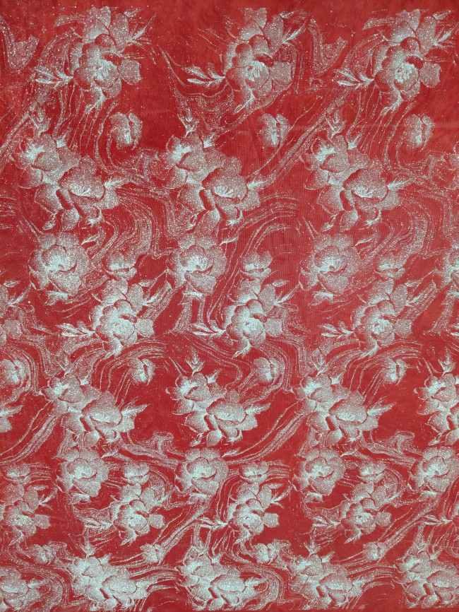 10 Yards Glittering Sequin Lace Material Fabric For Dresses LC026