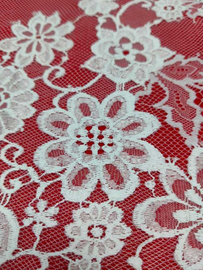 3 Meters Eyelash Chantilly Lace Material Fabric For Dresses QTL009