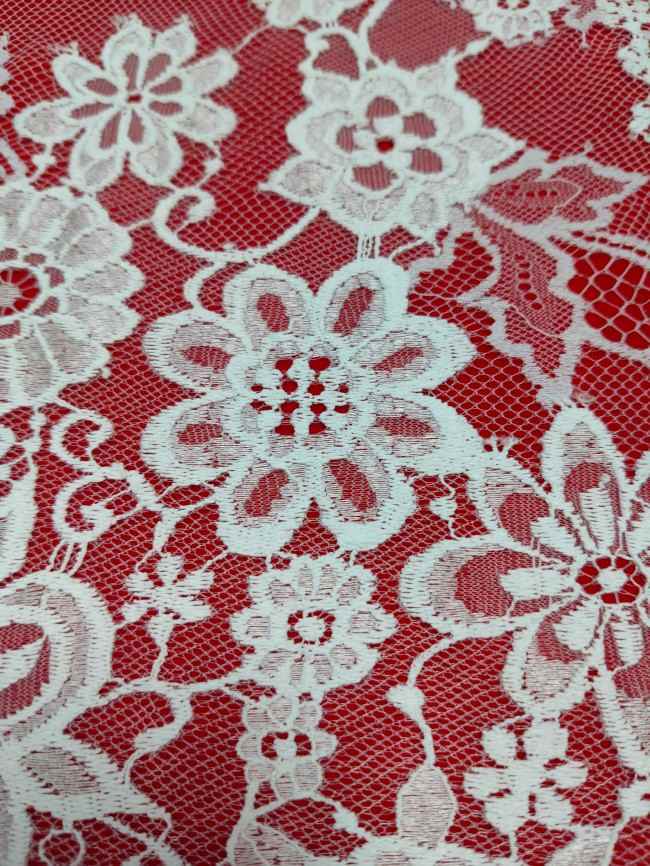 3 Meters Eyelash Chantilly Lace Material Fabric For Dresses QTL009