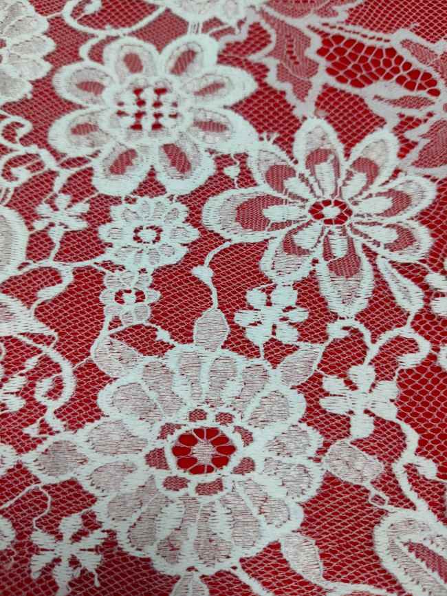 3 Meters Eyelash Chantilly Lace Material Fabric For Dresses QTL009
