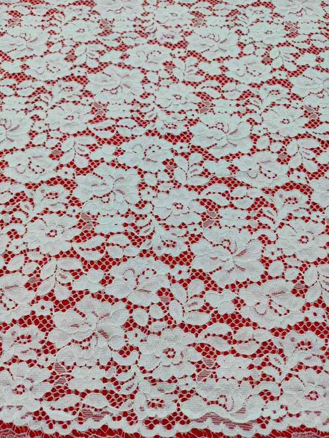 3 Meters Eyelash Chantilly Lace Material Fabric For Dresses QTL010