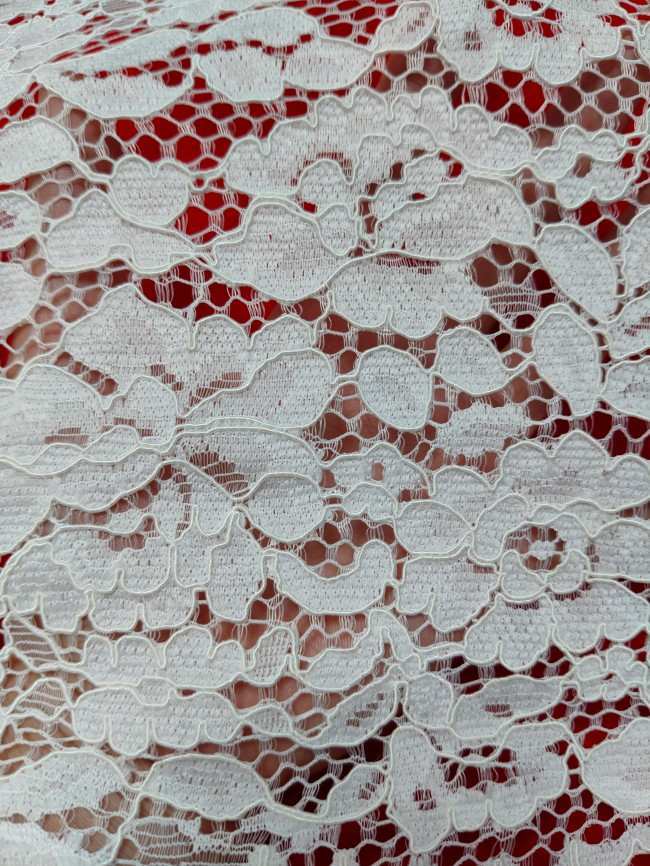 3 Meters Eyelash Chantilly Lace Material Fabric For Dresses QTL010