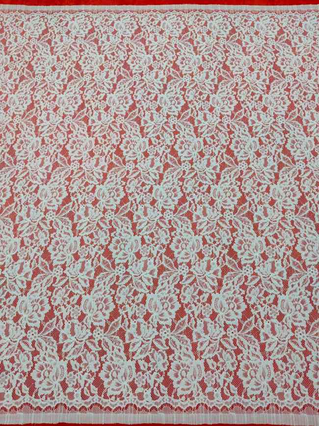 3 Meters Eyelash Chantilly Lace Material Fabric For Dresses QTL012