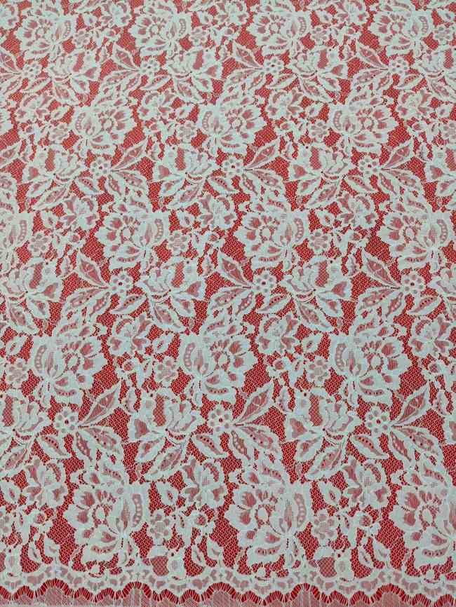 3 Meters Eyelash Chantilly Lace Material Fabric For Dresses QTL012