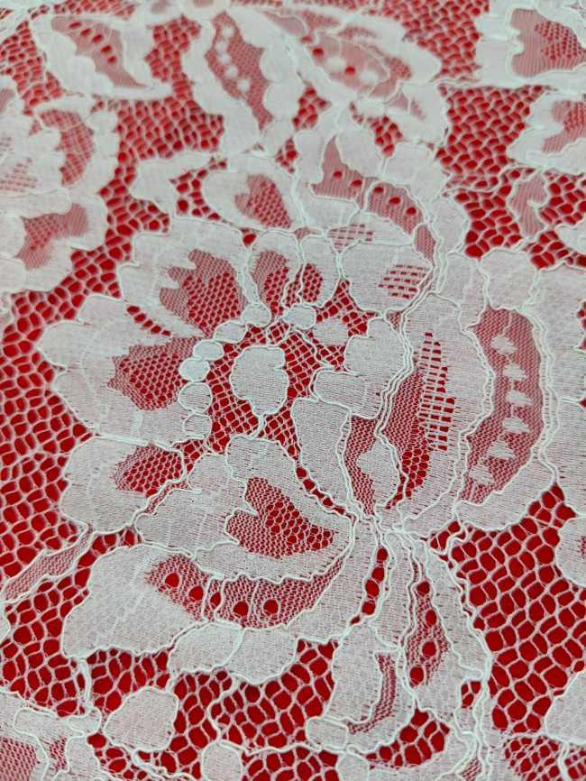3 Meters Eyelash Chantilly Lace Material Fabric For Dresses QTL012