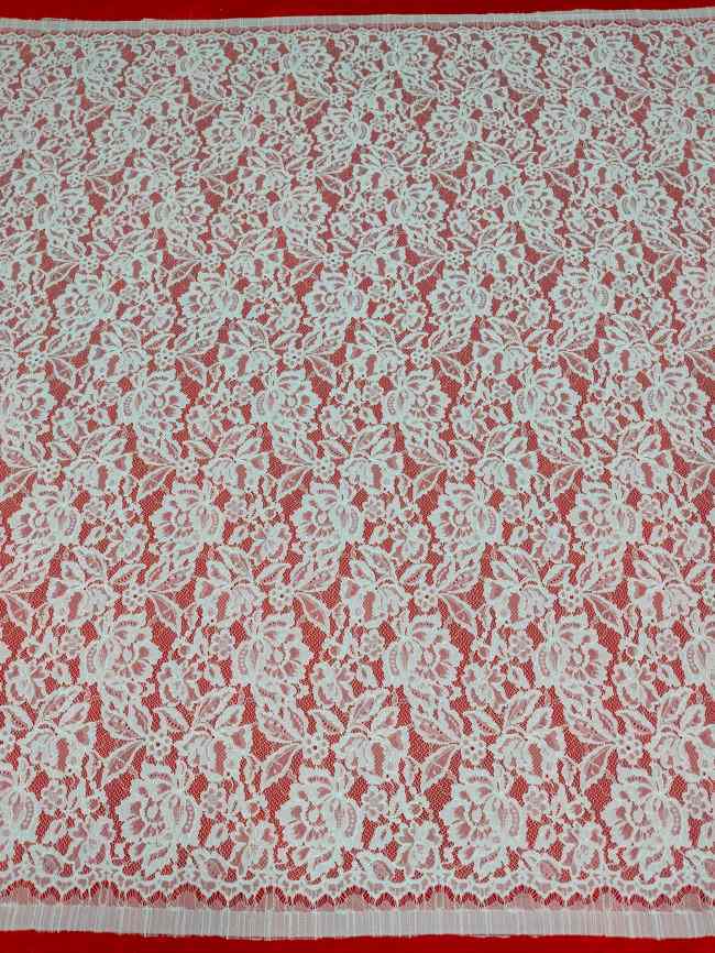 3 Meters Eyelash Chantilly Lace Material Fabric For Dresses QTL012
