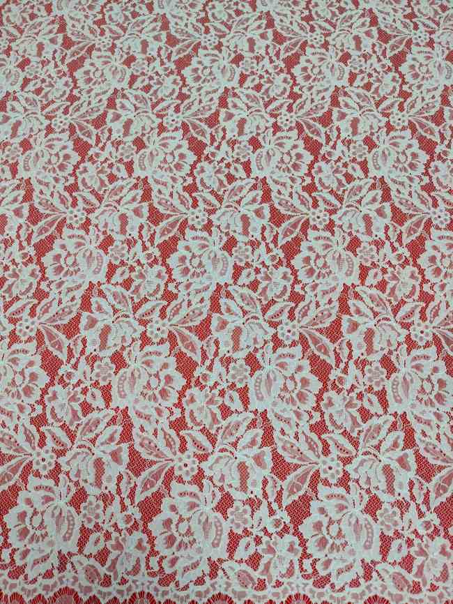 3 Meters Eyelash Chantilly Lace Material Fabric For Dresses QTL012