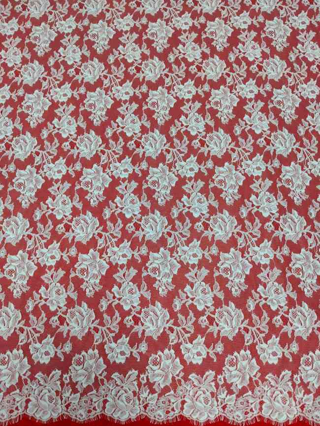 3 Meters Eyelash Chantilly Lace Material Fabric For Dresses QTL013