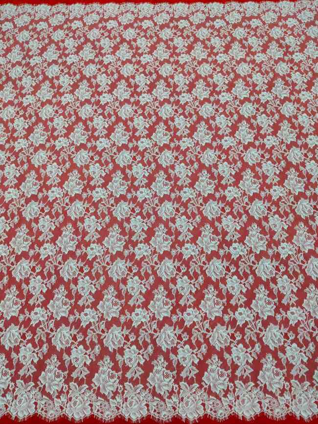 3 Meters Eyelash Chantilly Lace Material Fabric For Dresses QTL013