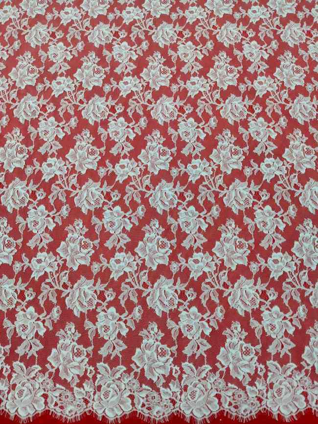 3 Meters Eyelash Chantilly Lace Material Fabric For Dresses QTL013