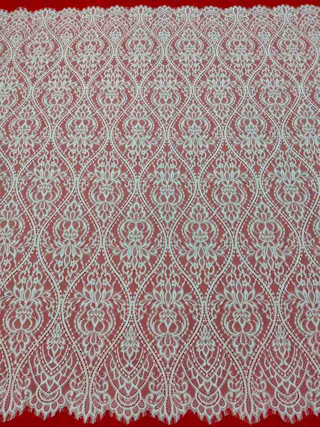 3 Meters Eyelash Chantilly Lace Material Fabric For Dresses QTL014