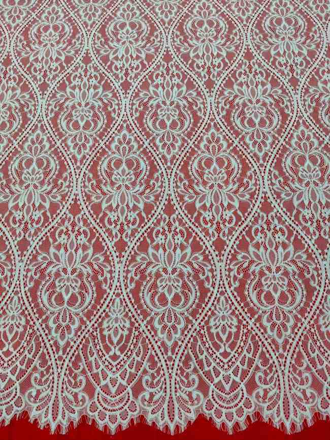 3 Meters Eyelash Chantilly Lace Material Fabric For Dresses QTL014