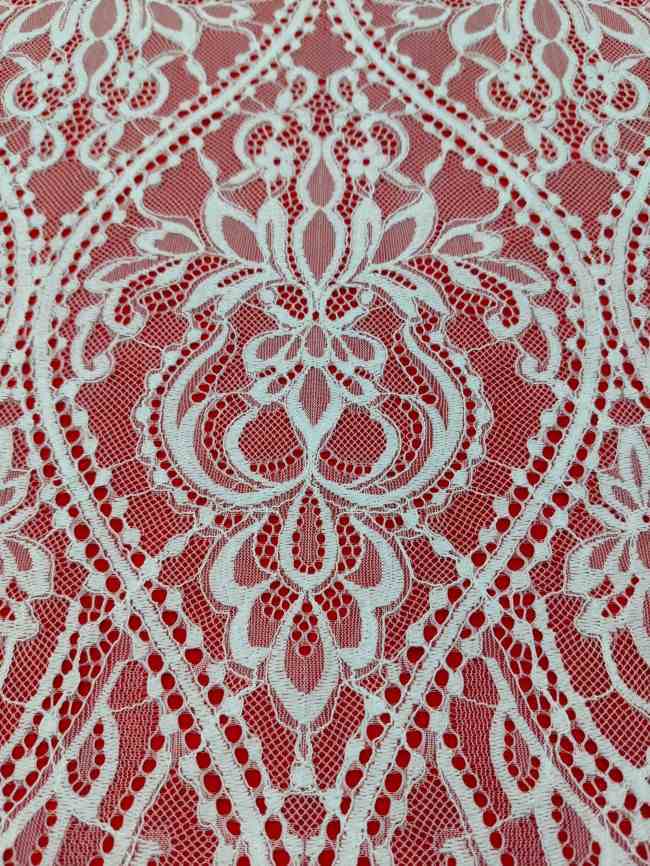 3 Meters Eyelash Chantilly Lace Material Fabric For Dresses QTL014