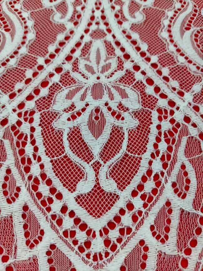 3 Meters Eyelash Chantilly Lace Material Fabric For Dresses QTL014