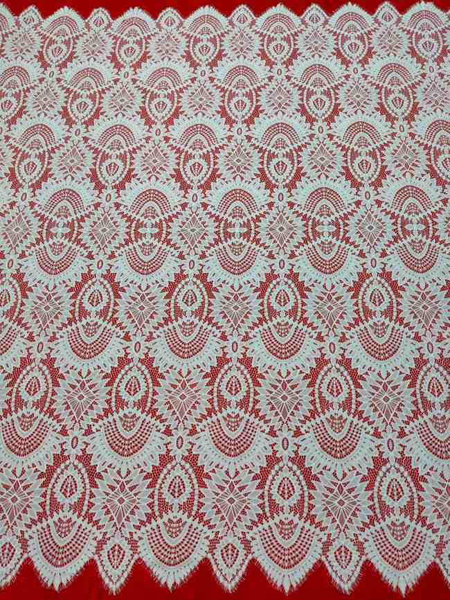 3 Meters Eyelash Chantilly Lace Material Fabric For Dresses QTL015