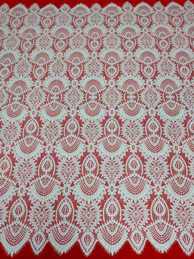 3 Meters Eyelash Chantilly Lace Material Fabric For Dresses QTL015