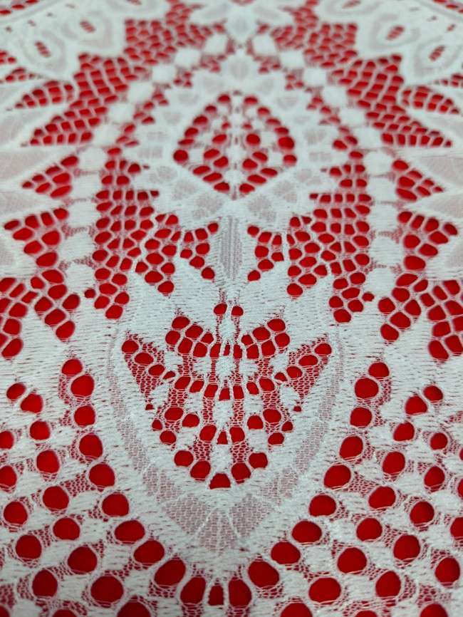 3 Meters Eyelash Chantilly Lace Material Fabric For Dresses QTL015