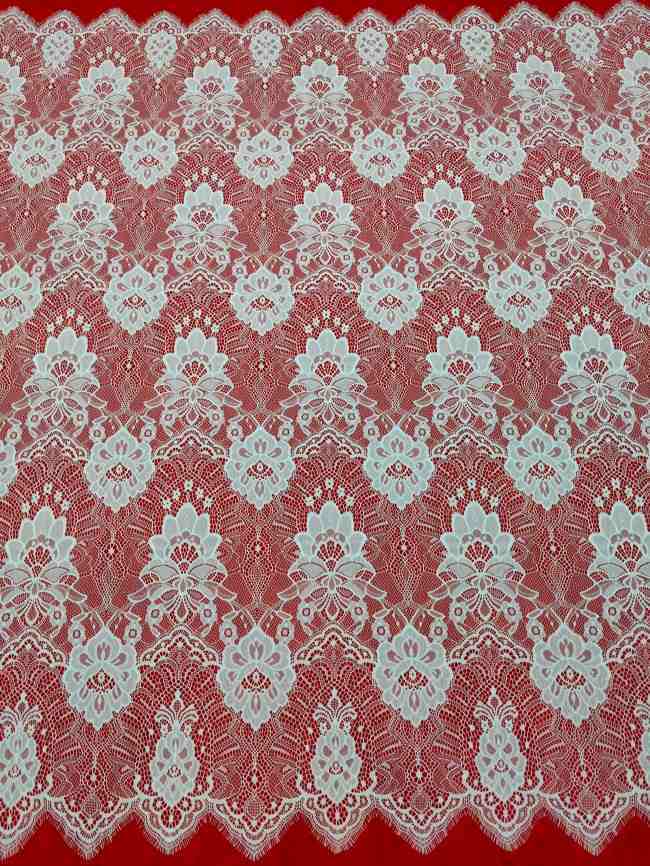 3 Meters Eyelash Chantilly Lace Material Fabric For Dresses QTL016
