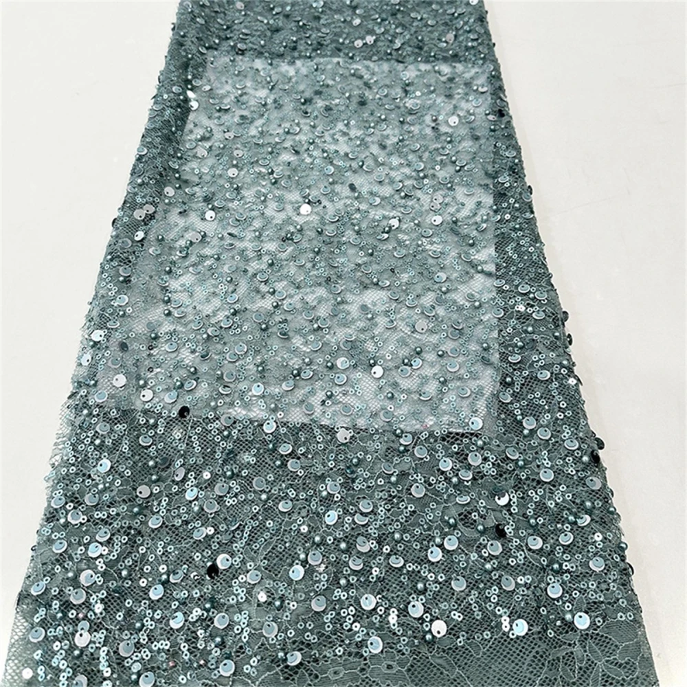 Beaded Chantilly Lace Fabric - 5 Yards | MOD HN007,Chantilly Lace Fabrics
