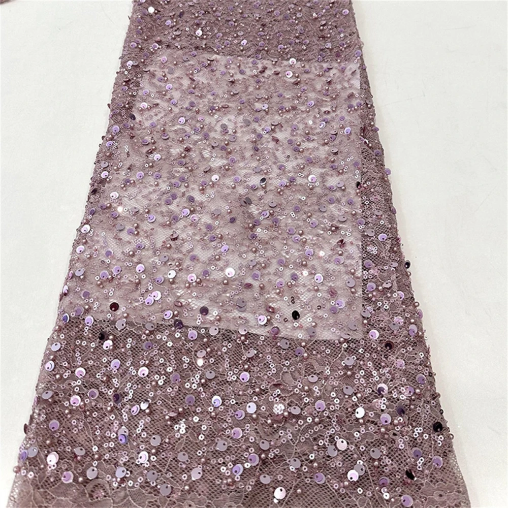 Beaded Chantilly Lace Fabric - 5 Yards | MOD HN007,Chantilly Lace Fabrics
