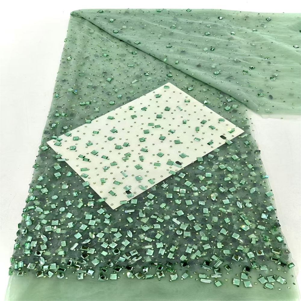 Rhinestone Tulle Fabric - 5 Yards - Embellished with Rhinestones | MOD HN098