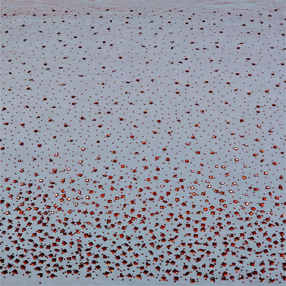 Rhinestone Tulle Fabric - 5 Yards - Embellished with Rhinestones | STN LIL1098