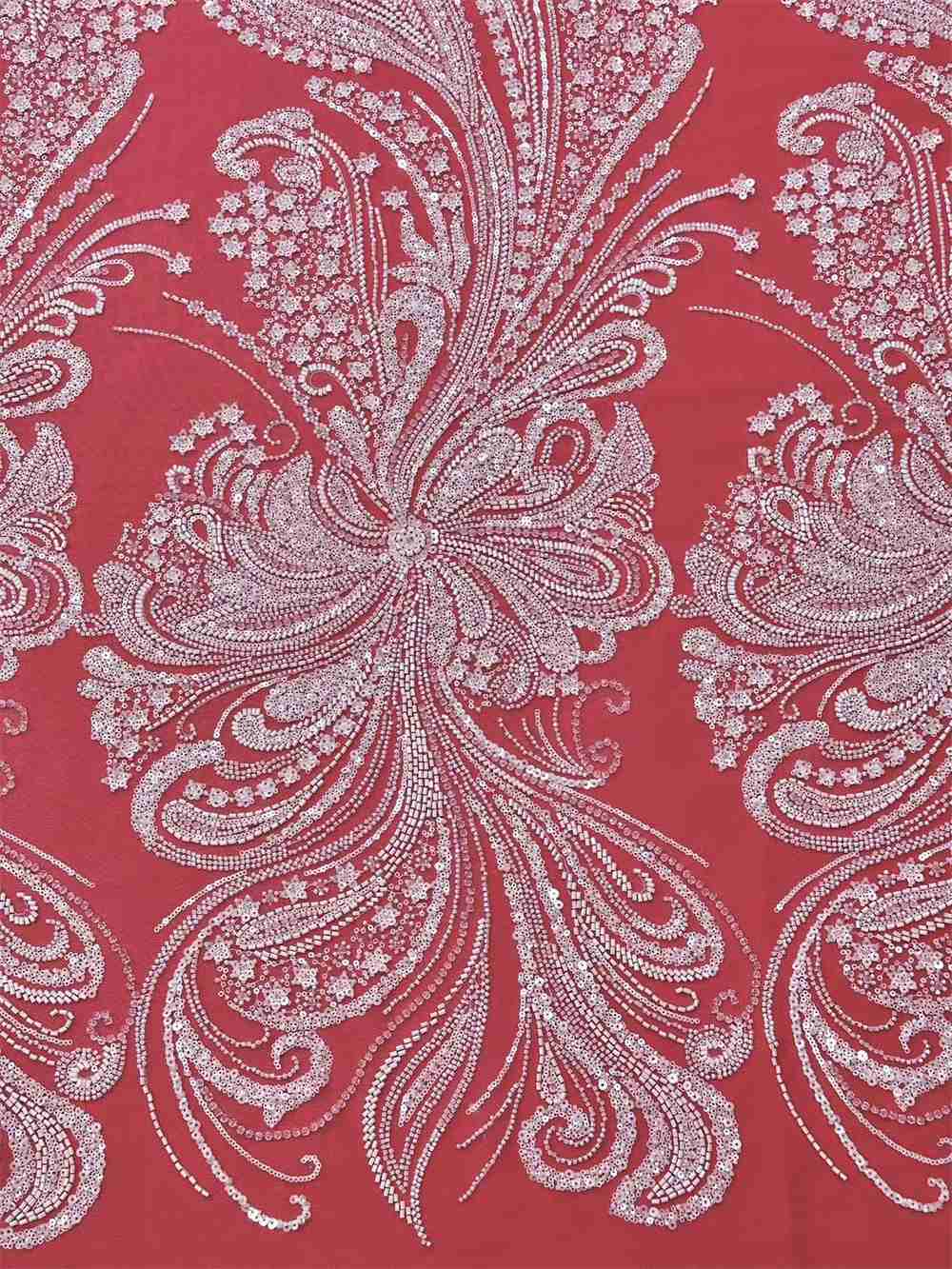 Beaded Lace Fabric HN278