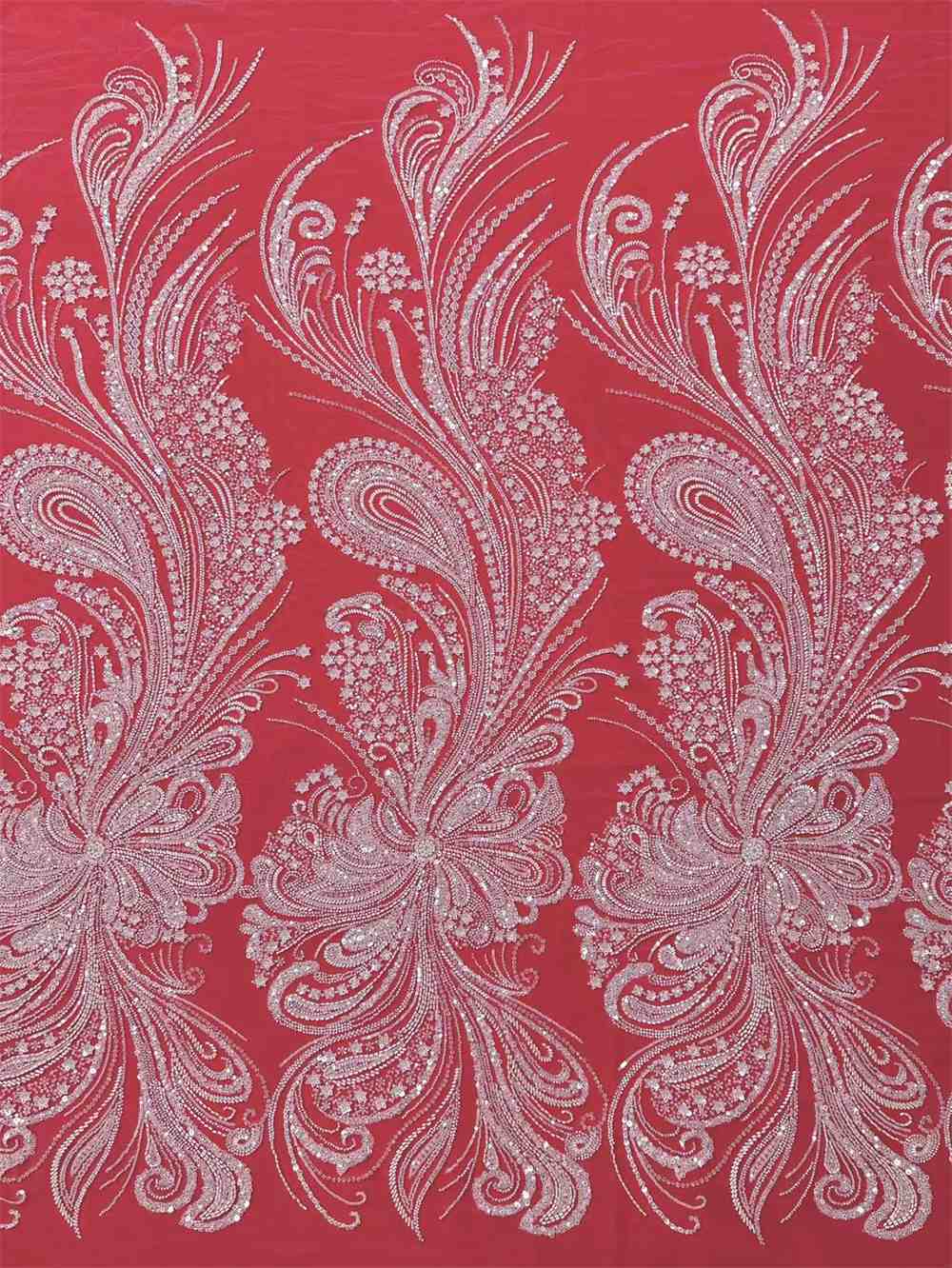 Beaded Lace Fabric HN278