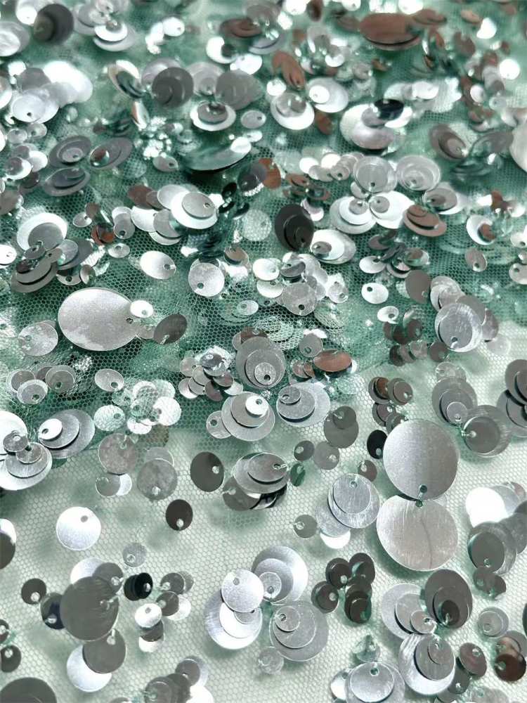 Sequin Lace Fabric HN277
