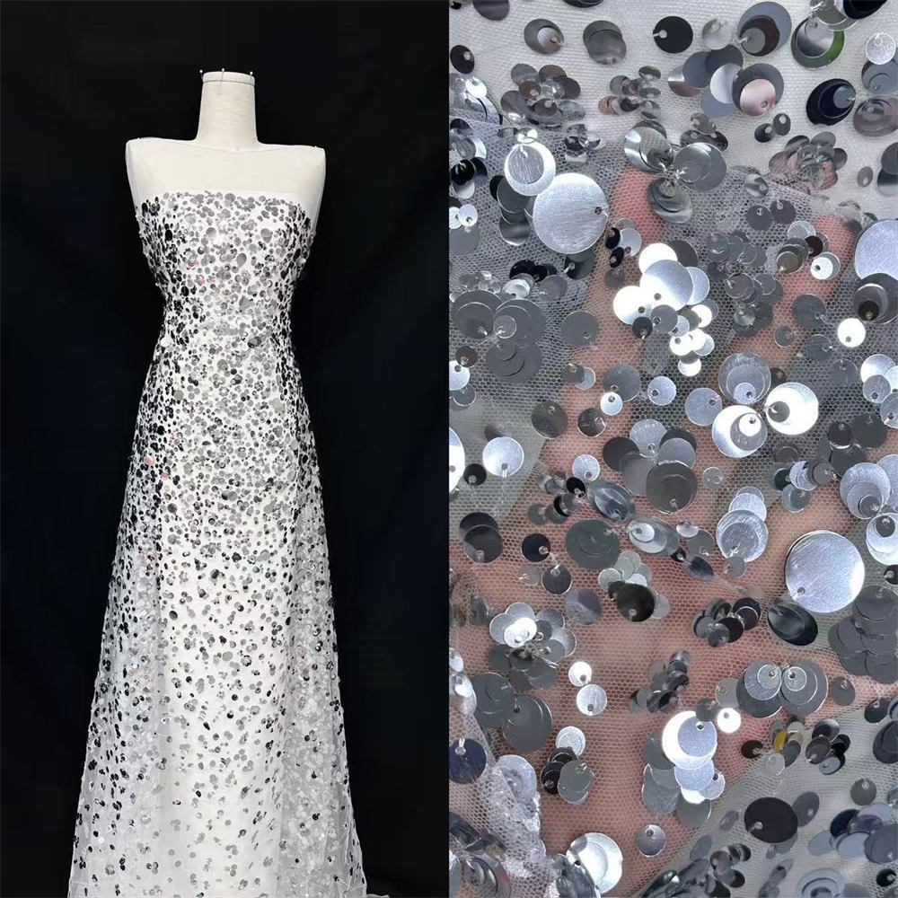 Sequin Lace Fabric HN277