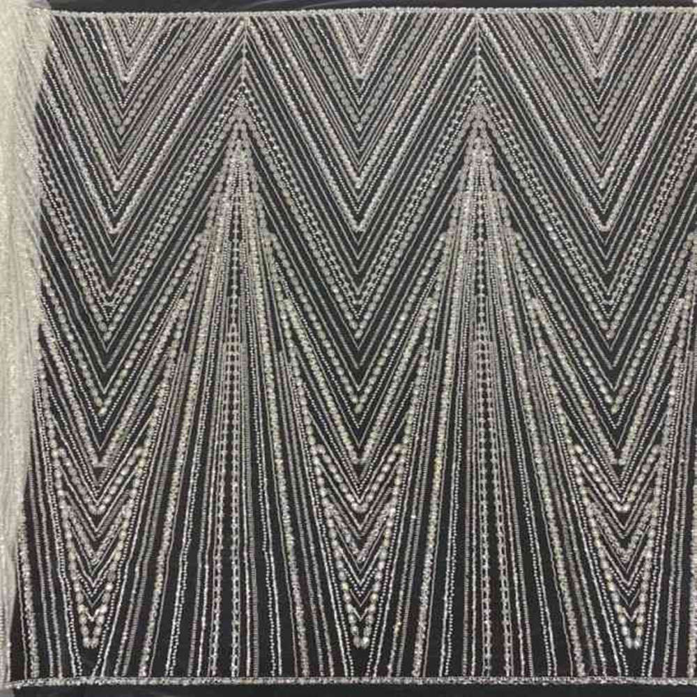 5 Yards Pearl Beaded Bridal Lace Fabric – Luxury Wedding Gown and Bridal Dress Material