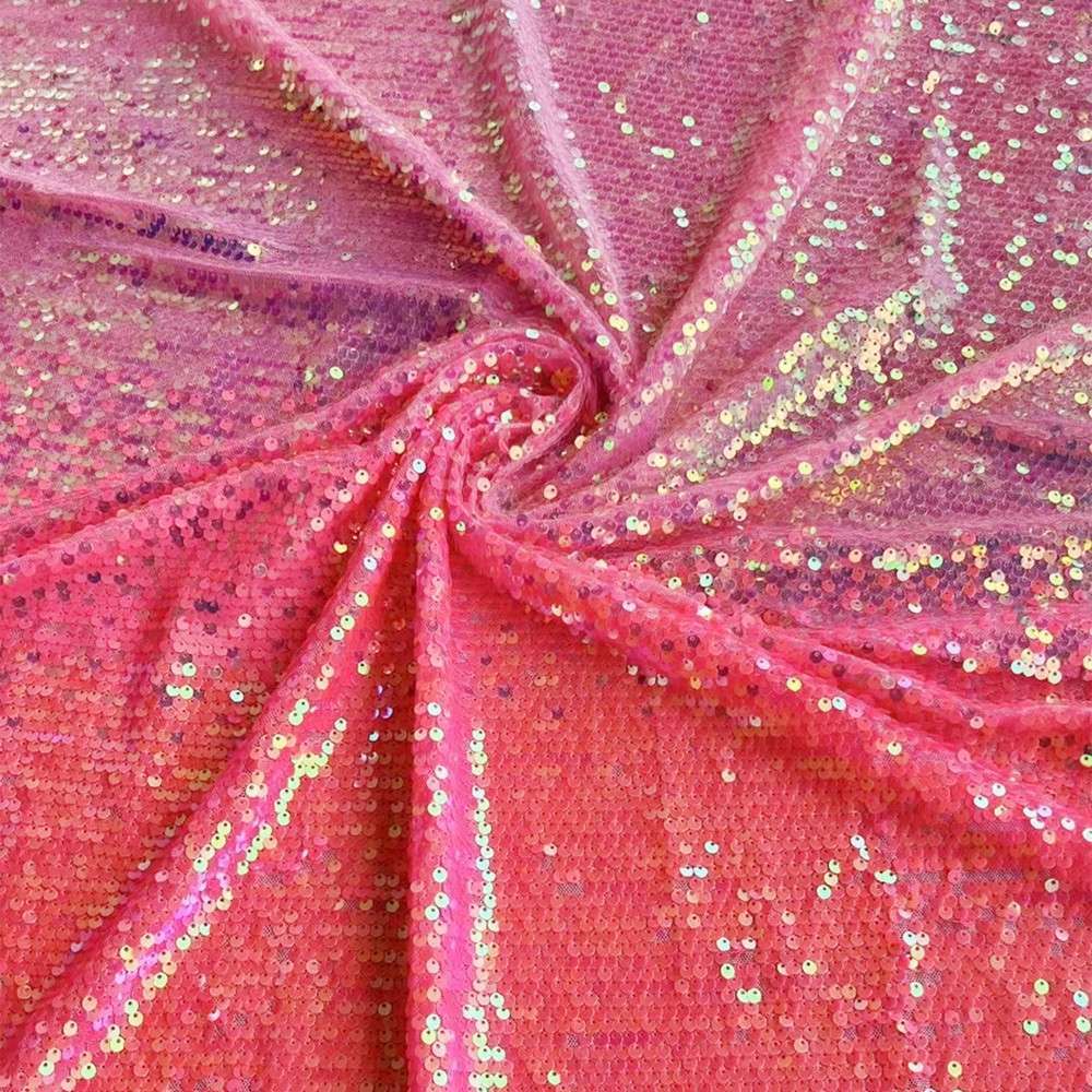5 Yards Ombré Sequin Fabric - Gradient Sequin Fabric - Colorful Sequin Tulle Lace Fabric | GTIN ZT065