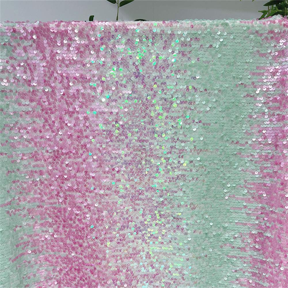 5 Yards Colorful Gradient Ombré Sequin Lace Fabric – Luxury Evening Dress and Party Gown Material | Love in Lace