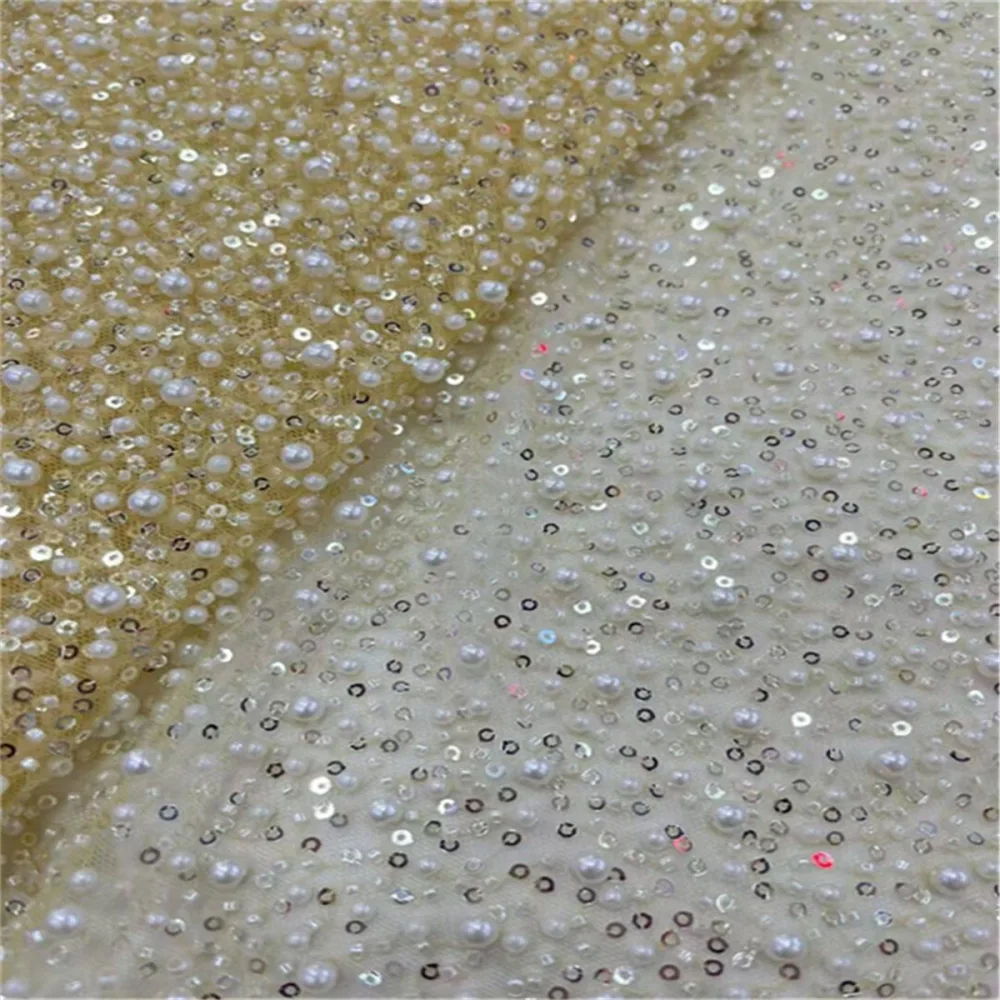 glitter fabric for wedding dress Shimmery Glitter Bridal Tulle Fabric for Wholesale main image 0