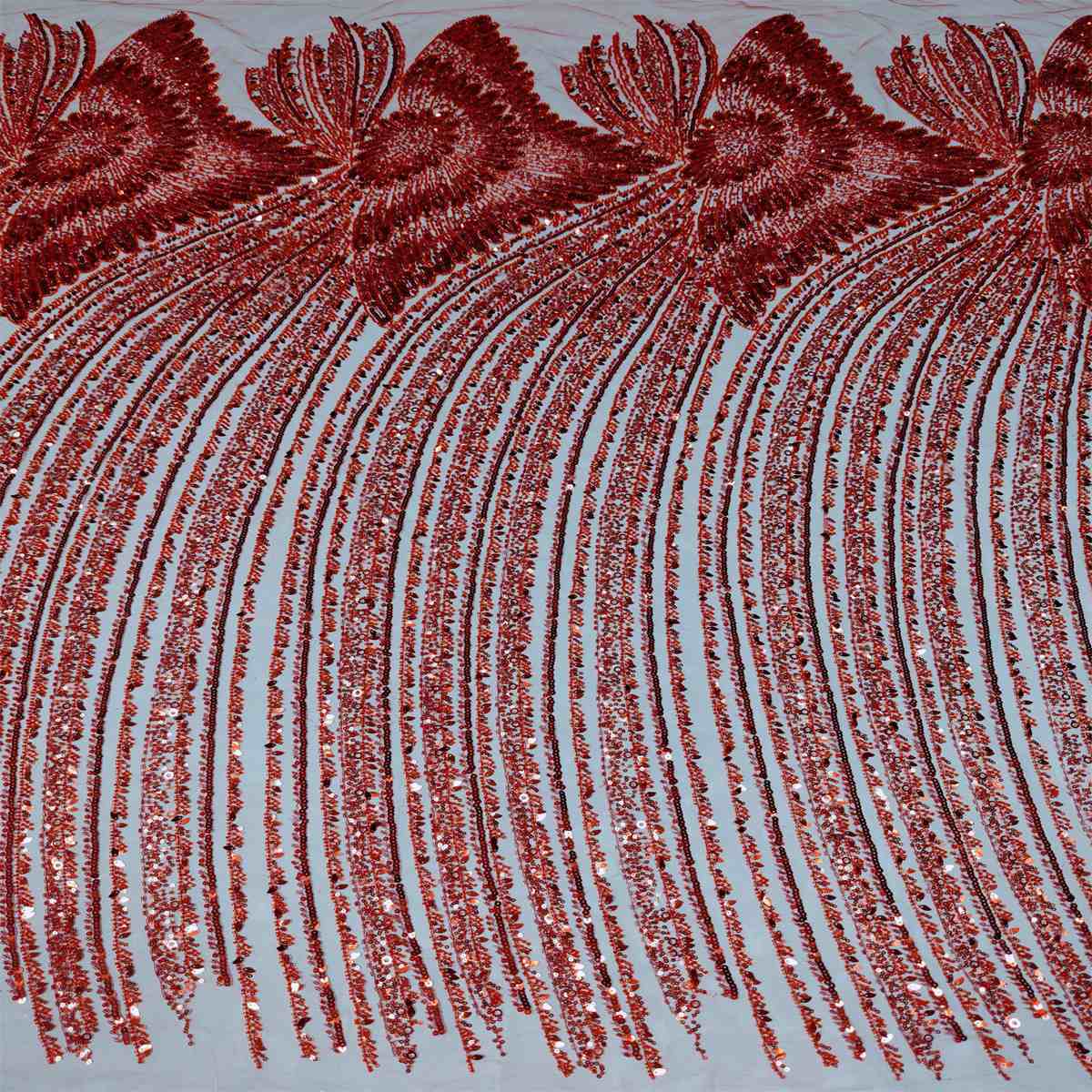 5 Yards Beaded Lace Fabric – Luxury Wedding, Bridal, Party Gown and Evening Dress Material | Love in Lace | NO. JLT125