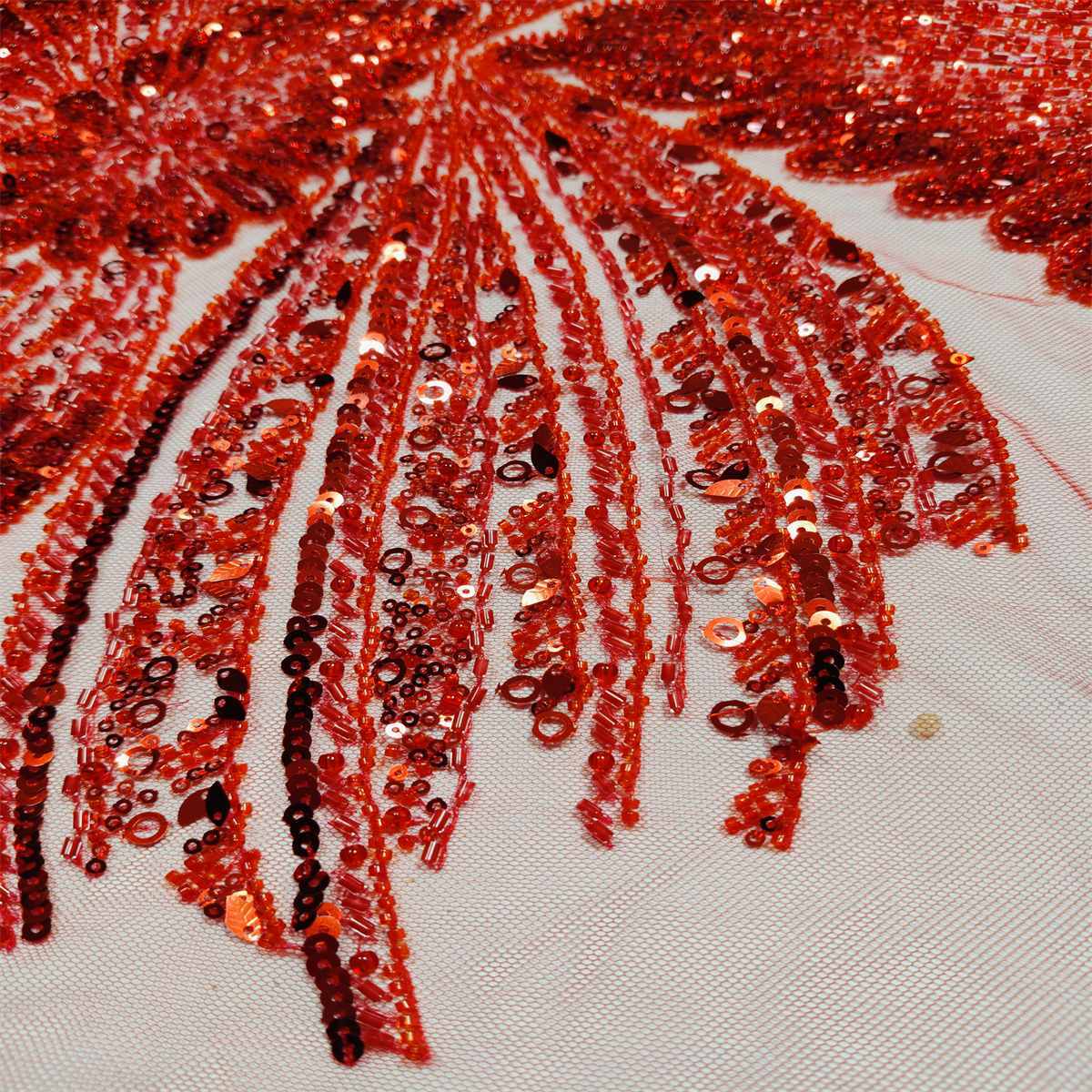 5 Yards Beaded Lace Fabric – Luxury Wedding, Bridal, Party Gown and Evening Dress Material | Love in Lace | NO. JLT125