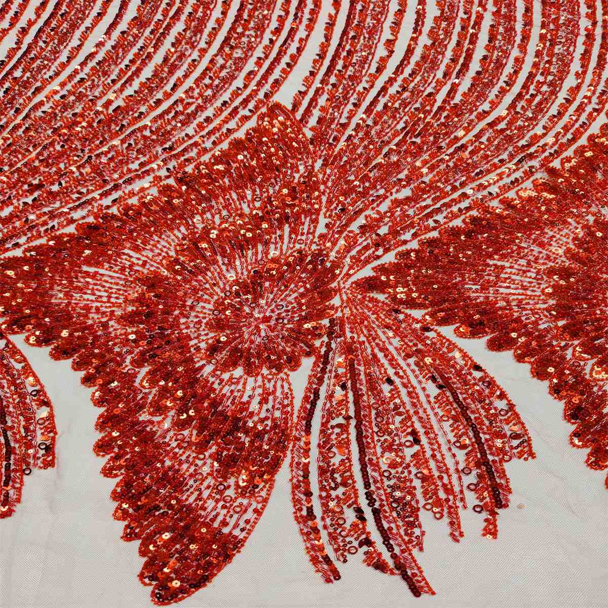 5 Yards Beaded Lace Fabric – Luxury Wedding, Bridal, Party Gown and Evening Dress Material | Love in Lace | NO. JLT125