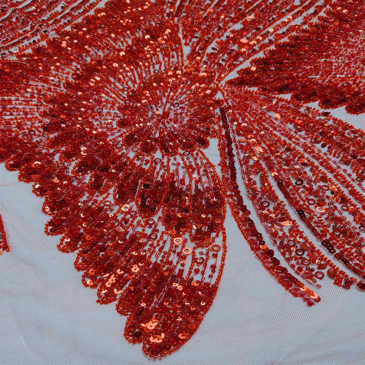 5 Yards Beaded Lace Fabric – Luxury Wedding, Bridal, Party Gown and Evening Dress Material | Love in Lace | NO. JLT125