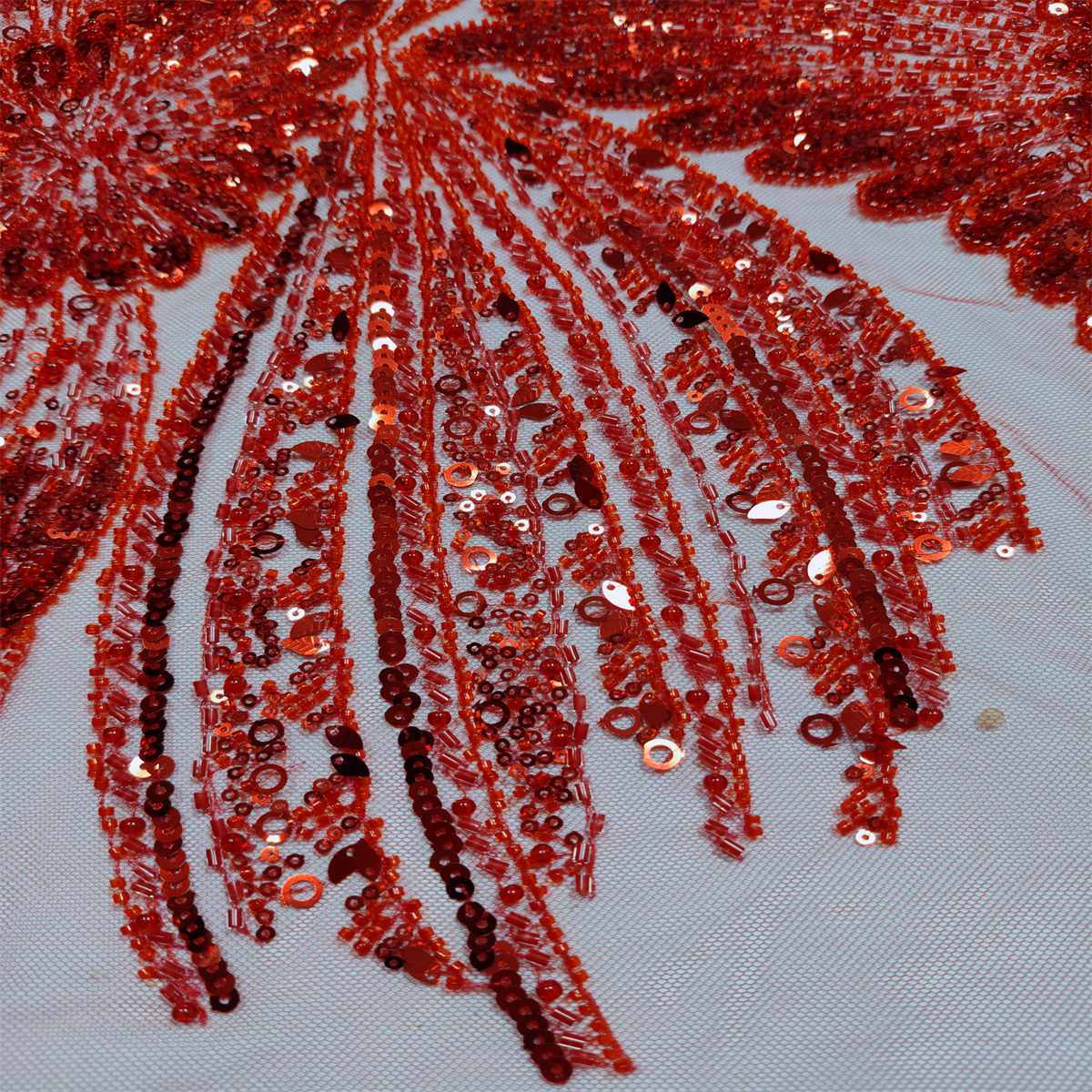 5 Yards Beaded Lace Fabric – Luxury Wedding, Bridal, Party Gown and Evening Dress Material | Love in Lace | NO. JLT125