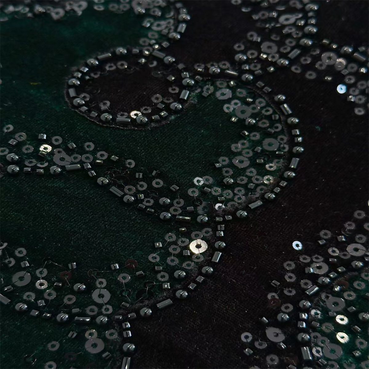 5 Yards 3D Floral Pearl Beaded Lace Fabric  – Luxury Party Gown and Evening Dress Material | Love in Lace | NO. HN213