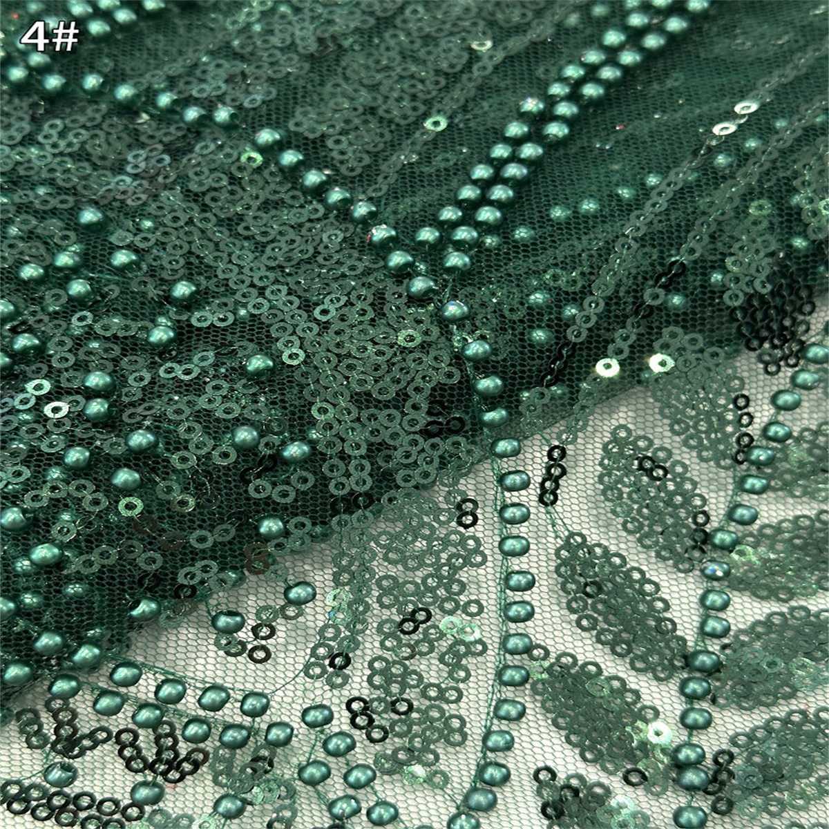 5 Yards Pearl Beaded Lace Fabric — Luxury Wedding, Bridal, Party Gown and Evening Dress Material | Love in Lace | NO. HN263