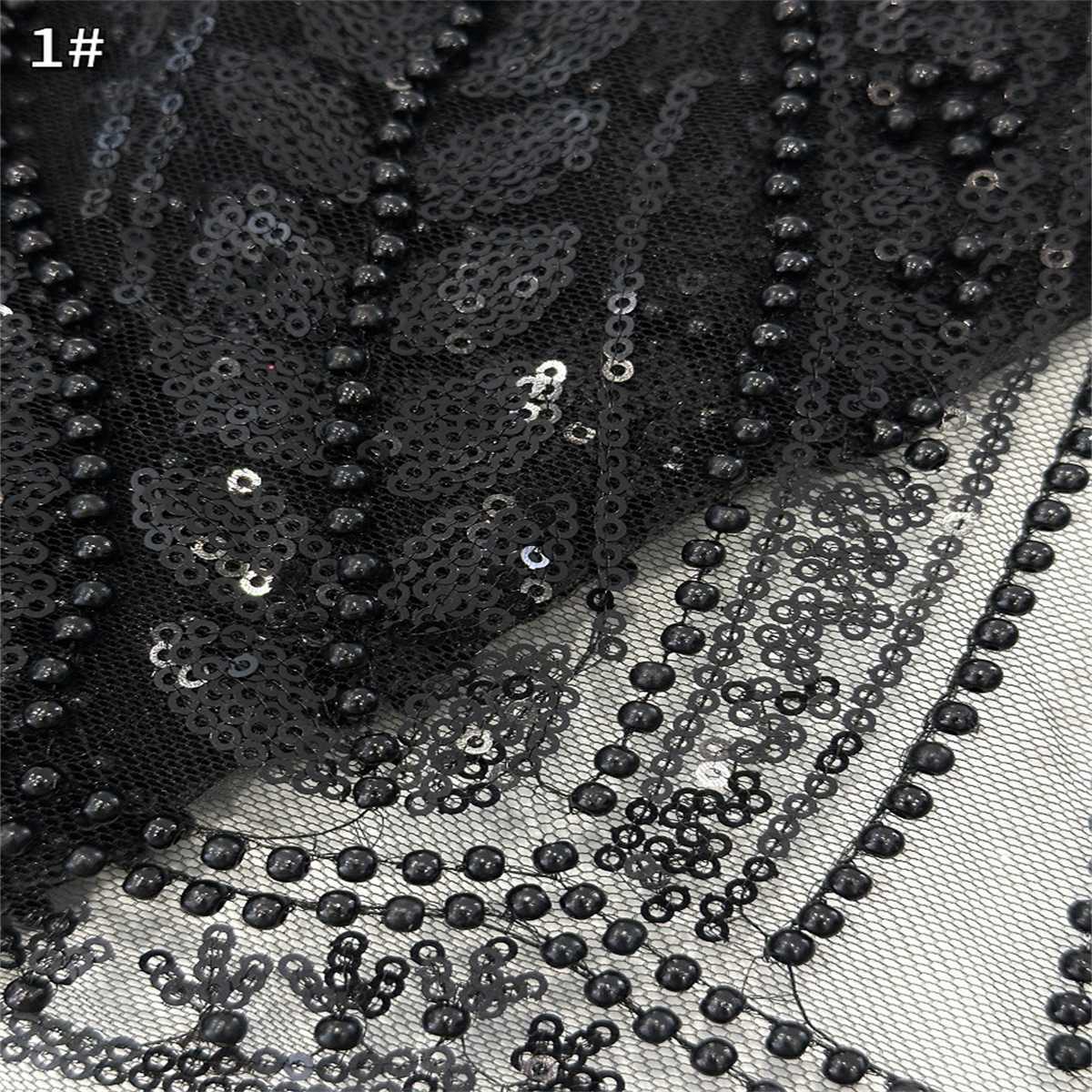 5 Yards Pearl Beaded Lace Fabric — Luxury Wedding, Bridal, Party Gown and Evening Dress Material | Love in Lace | NO. HN263