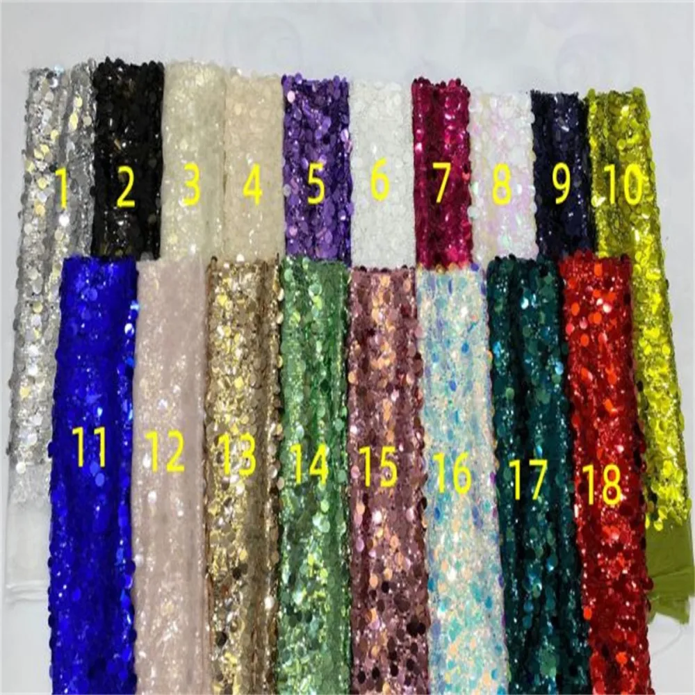 Yards Sequin Mesh Fabric, Sequin Tulle Fabric with Sequins