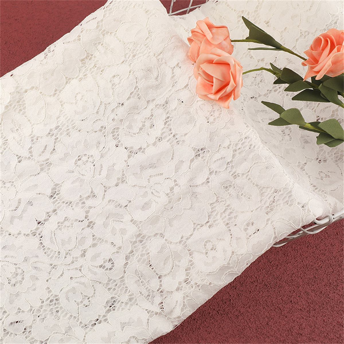 3 Meters Guipure Lace Fabric – Luxury Wedding Gown and Bridal Dress Material | Love in Lace | NO. MB001