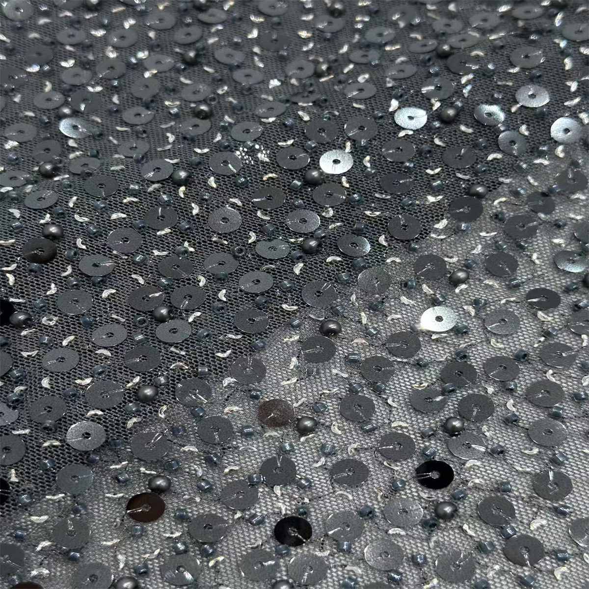 5 Yards Pearl Beaded Lace Fabric – Luxury Party Gown and Evening Dress Material | Love in Lace | NO. HN204