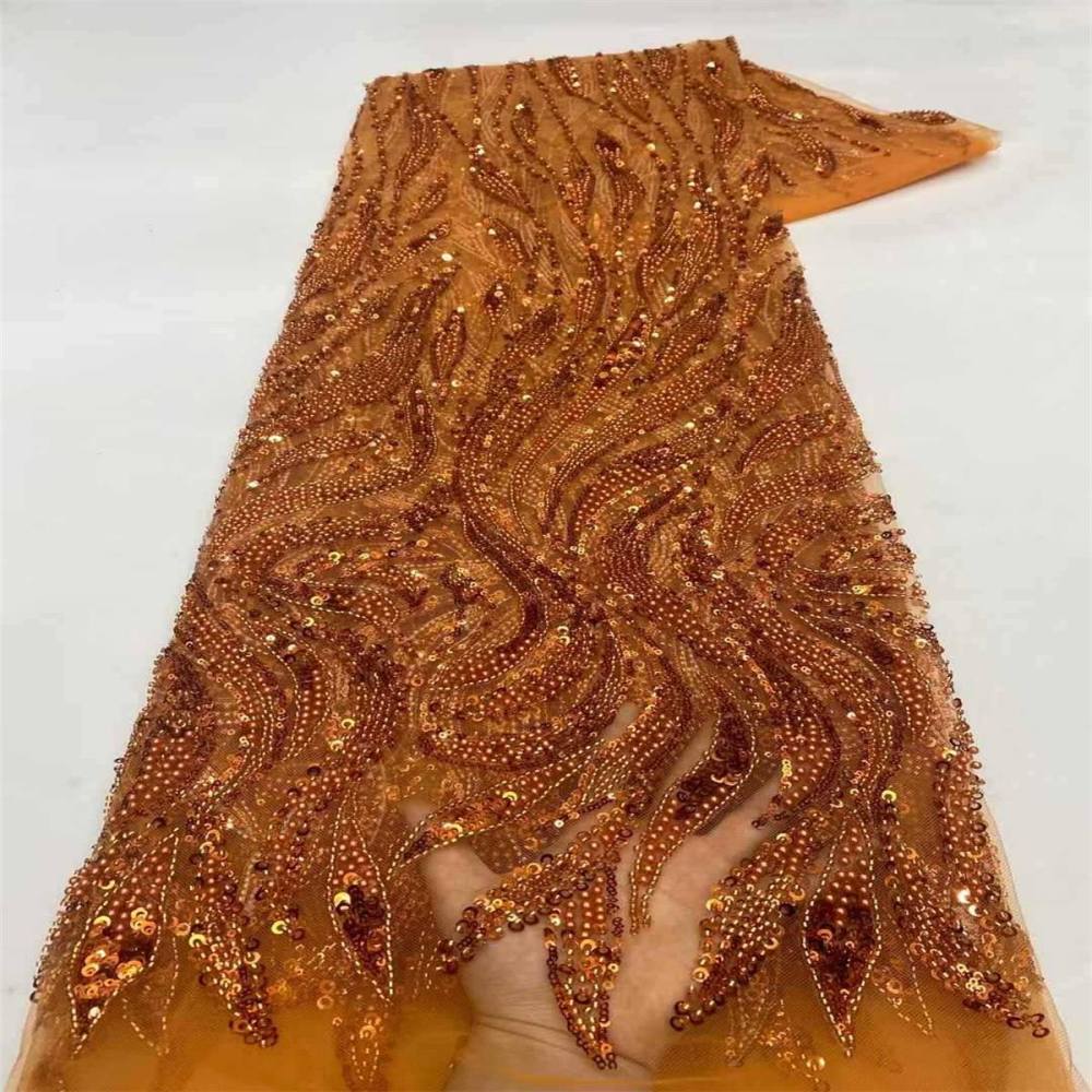 Beaded Lace Fabric